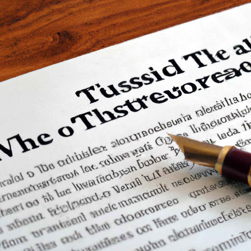 Understanding⁣ the Role of‍ a Trustee ⁢in a Will